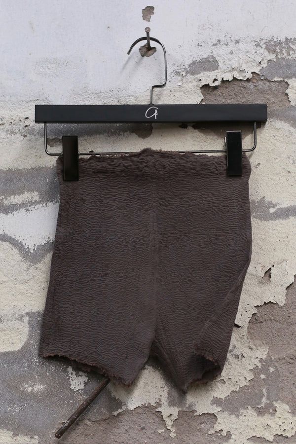 Marc Le Bihan 24913 stretch boxer collection 10 meters of silk shrunk handmade in France MLB-24913-marron glace